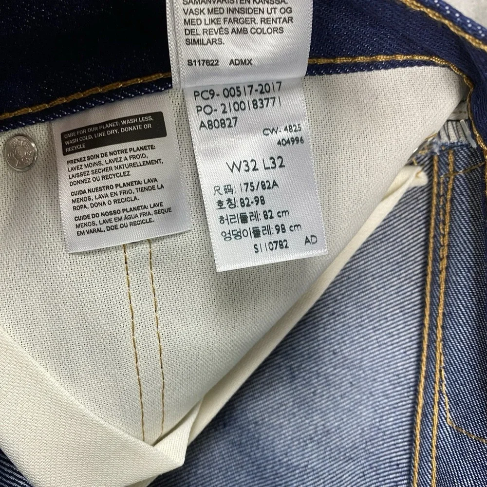 Levis Jeans Mens 32x32 Blue Denim 517 Bootcut Dark Wash Western Cowboy Rodeo